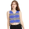 Bluedaba V-Neck Cropped Tank Top View1