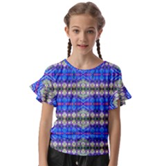 Bluedaba Kids  Cut Out Flutter Sleeves