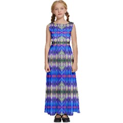 Bluedaba Kids  Satin Sleeveless Maxi Dress