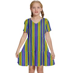 Eternal Love Kids  Short Sleeve Tiered Mini Dress