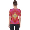 Lava Liquid Shoulder Cut Out Short Sleeve Top View2