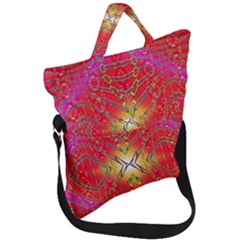 Lava Liquid Fold Over Handle Tote Bag by Thespacecampers