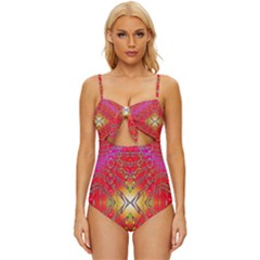 Lava Liquid Knot Front One-piece Swimsuit