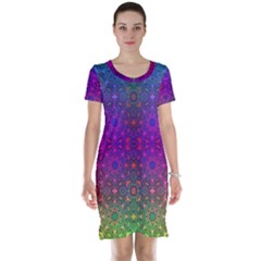 Stained Glass Short Sleeve Nightdress by Thespacecampers