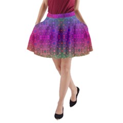 Stained Glass A-line Pocket Skirt by Thespacecampers