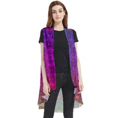 Stained Glass Sleeveless Chiffon Waistcoat Shirt