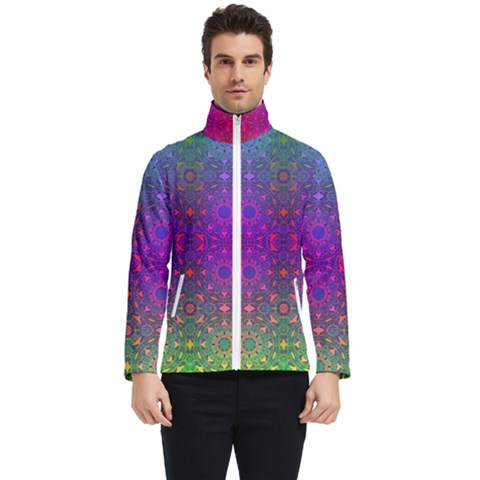 Stained Glass Men s Bomber Jacket by Thespacecampers