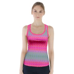 Pink Dreams Racer Back Sports Top by Thespacecampers