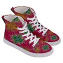 Dreamy Cheetah Men s Hi-Top Skate Sneakers View3