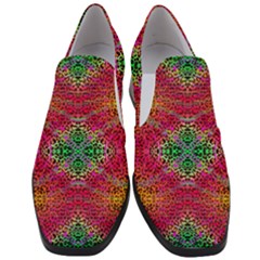 Dreamy Cheetah Women Slip On Heel Loafers by Thespacecampers