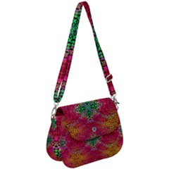 Dreamy Cheetah Saddle Handbag by Thespacecampers