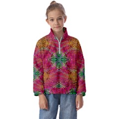 Dreamy Cheetah Kids  Half Zip Hoodie by Thespacecampers