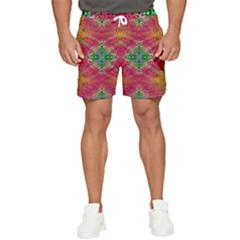 Dreamy Cheetah Men s Runner Shorts