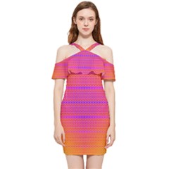 Destiny Sunrise Shoulder Frill Bodycon Summer Dress by Thespacecampers