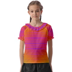 Destiny Sunrise Kids  Frill Chiffon Blouse by Thespacecampers