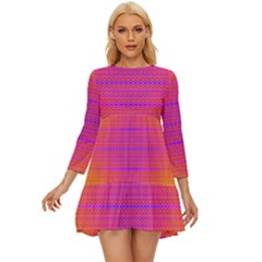 Destiny Sunrise Long Sleeve Babydoll Dress