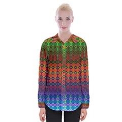 Pixels Womens Long Sleeve Shirt