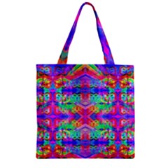 Deep Space 444 Zipper Grocery Tote Bag by Thespacecampers