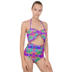 Deep Space 444 Scallop Top Cut Out Swimsuit by Thespacecampers