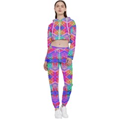 Deep Space 444 Cropped Zip Up Lounge Set by Thespacecampers