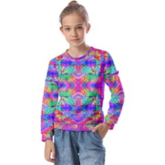 Deep Space 444 Kids  Long Sleeve Tee With Frill 