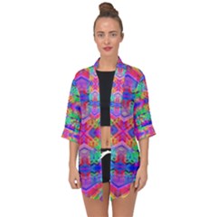 Deep Space 444 Open Front Chiffon Kimono by Thespacecampers