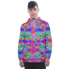 Deep Space 444 Men s Front Pocket Pullover Windbreaker by Thespacecampers