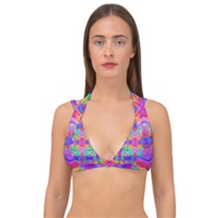 Deep Space 444 Double Strap Halter Bikini Top by Thespacecampers