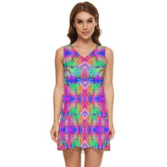 Deep Space 444 Tiered Sleeveless Mini Dress by Thespacecampers