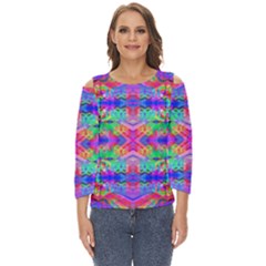 Deep Space 444 Cut Out Wide Sleeve Top