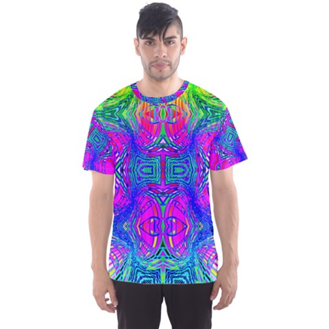 Liquidy Rainbow Men s Sport Mesh Tee by Thespacecampers