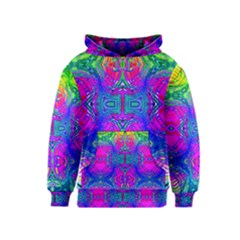 Liquidy Rainbow Kids  Pullover Hoodie by Thespacecampers