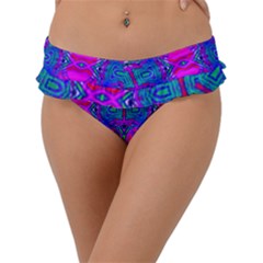 Liquidy Rainbow Frill Bikini Bottom by Thespacecampers