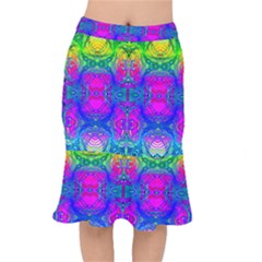 Liquidy Rainbow Short Mermaid Skirt by Thespacecampers