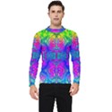 Liquidy Rainbow Men s Long Sleeve Rash Guard View1