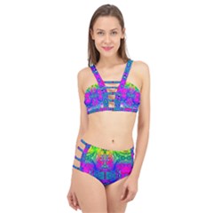 Liquidy Rainbow Cage Up Bikini Set by Thespacecampers