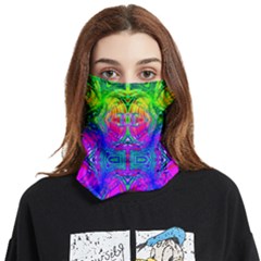 Liquidy Rainbow Face Covering Bandana (two Sides) by Thespacecampers