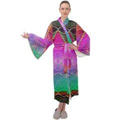 Trinfinity Maxi Velour Kimono by Thespacecampers