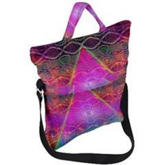 Trinfinity Fold Over Handle Tote Bag by Thespacecampers