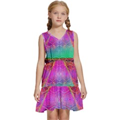 Trinfinity Kids  Sleeveless Tiered Mini Dress by Thespacecampers