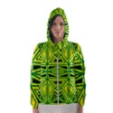 Abstract pattern geometric backgrounds Women s Hooded Windbreaker View1