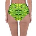 Abstract pattern geometric backgrounds Reversible High-Waist Bikini Bottoms View4