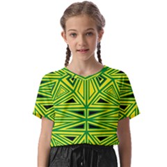 Abstract Pattern Geometric Backgrounds Kids  Basic Tee