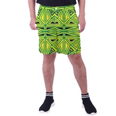 Abstract Pattern Geometric Backgrounds Men s Pocket Shorts