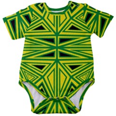 Abstract Pattern Geometric Backgrounds Baby Short Sleeve Onesie Bodysuit by Eskimos