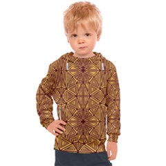 Abstract Pattern Geometric Backgrounds Kids  Hooded Pullover by Eskimos