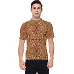 Abstract Pattern Geometric Backgrounds Men s Short Sleeve Rash Guard by Eskimos