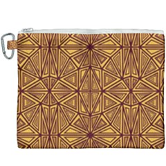 Abstract Pattern Geometric Backgrounds Canvas Cosmetic Bag (xxxl) by Eskimos