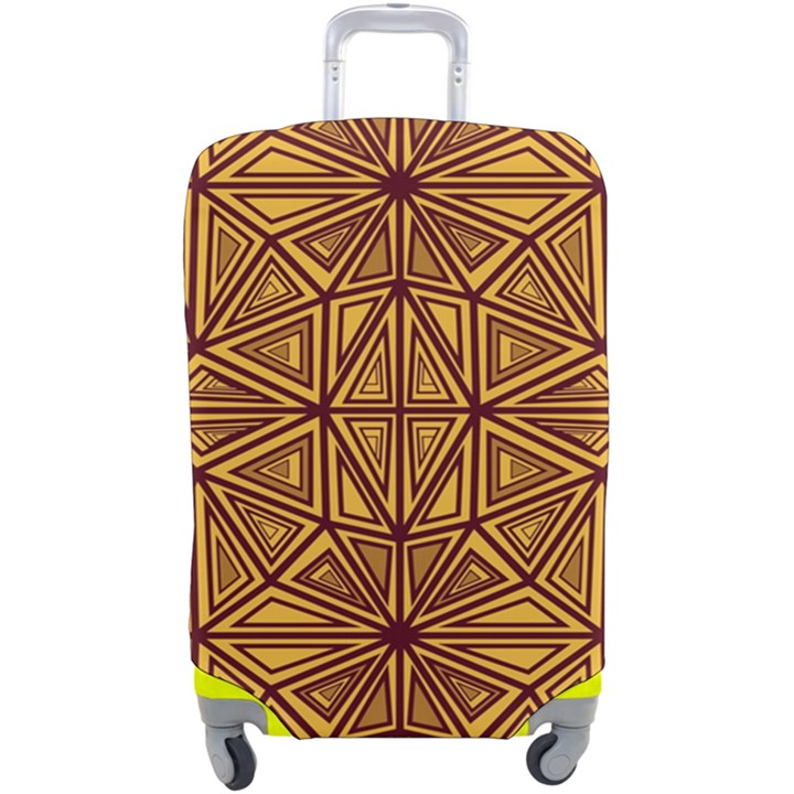 Abstract pattern geometric backgrounds Luggage Cover (Large)