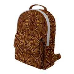 Abstract Pattern Geometric Backgrounds Flap Pocket Backpack (large) by Eskimos